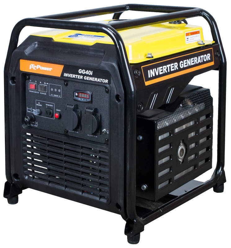 Генератор бензиновий ITC POWER 1 фаза (220В), 3,8кВт, (GG40I 3500/3800 W)